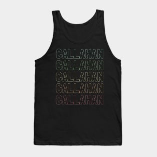 Callahan Name Pattern Tank Top